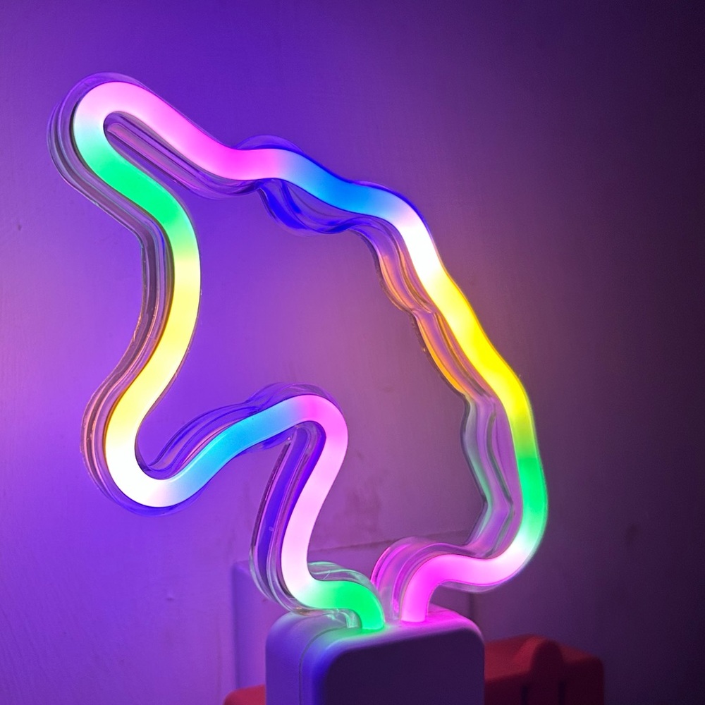 LED unicorn night light